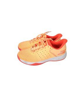 Skechers Women's Viper Court Pickle Ball Shoes Orange Sports Size 10
